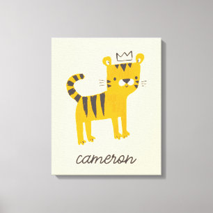 Wild One Tiger Cat Canvas Print