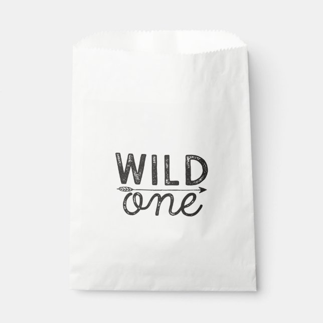 Wild One Treat Favour Bag (Front)