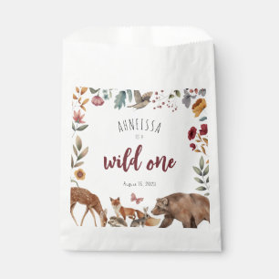 Wild One Woodland Animal First Birthday Favour Bags