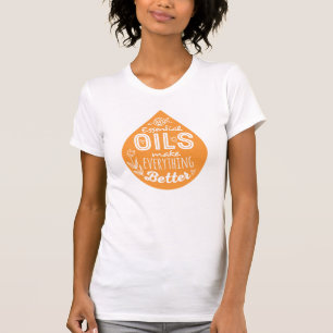 Wild Orange Essential Oil Drop T-Shirt
