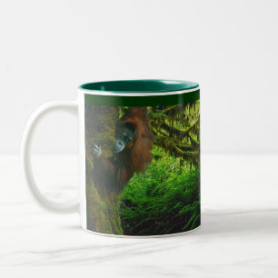 Wild Orangutan & Rainforest Wildlife-supporter Mug