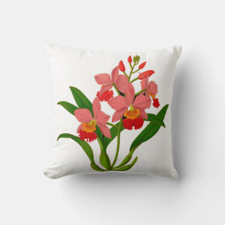 Wild Orchid Bloom Cushion