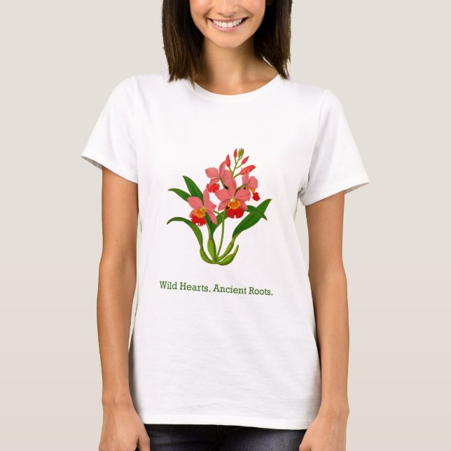 Wild Orchid Bloom T-Shirt (Front)