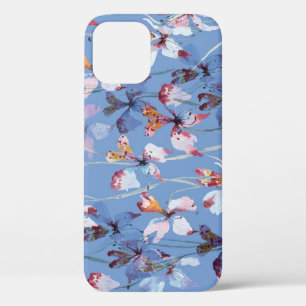 Wild Orchid Elegance: Watercolor Luxury iPhone 12 Case
