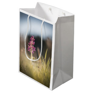 Wild Orchid Nature Photo Medium Gift Bag