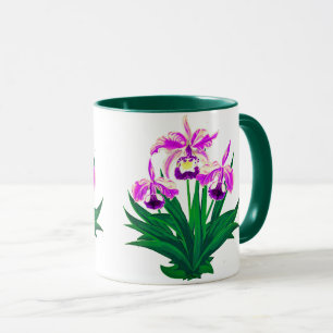 Wild Orchids - Light Purple Orchids and Foliage  Mug