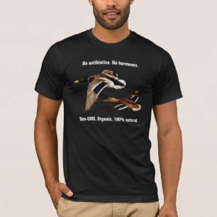 Wild Organic Food Funny Duck Hunting T-Shirt