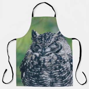 WILD OWL IN FRENCH FOREST APRON