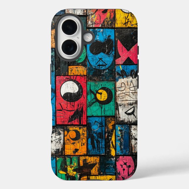 Wild Panels Urban Street Art Phone Case (Back)