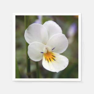 Wild Pansy Paper Napkins