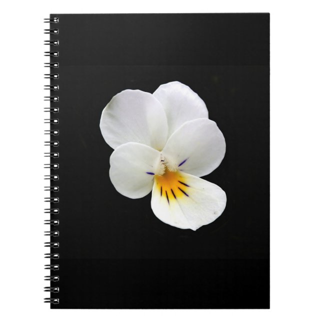 Wild Pansy Spiral Notebook (Front)