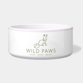 Wild Paws Ceramic Pet Bowl (Large)