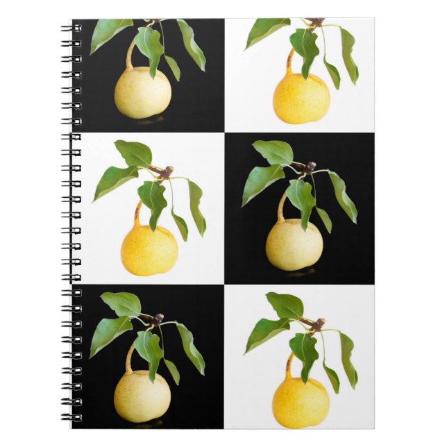 Wild pears pattern notebook (Front)