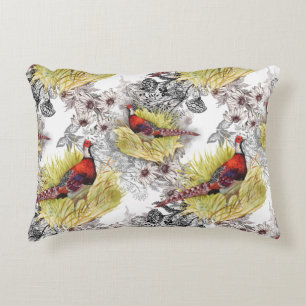 Wild Pheasant  Decorative Cushion