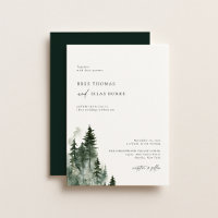 Wild Pine Forest Rustic Wedding