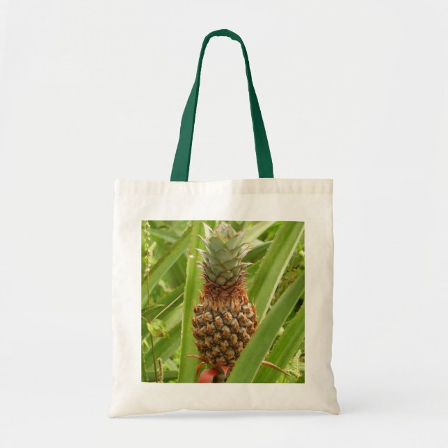 Wild Pineapple Tropical Fruit in Nature Tote Bag (Front)