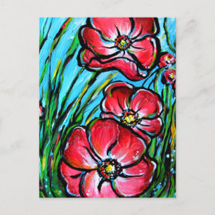 Wild Pinks Postcard