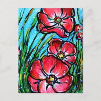 Wild Pinks Postcard