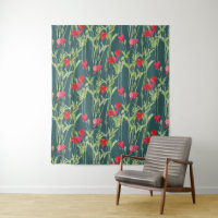 Wild poppies watercolor