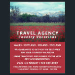 Wild Poppy Field, Travel Agency Advert Flyer<br><div class="desc">Wild Poppy Field,  Travel Agency Advertising Flyers By The Business Card Store.</div>