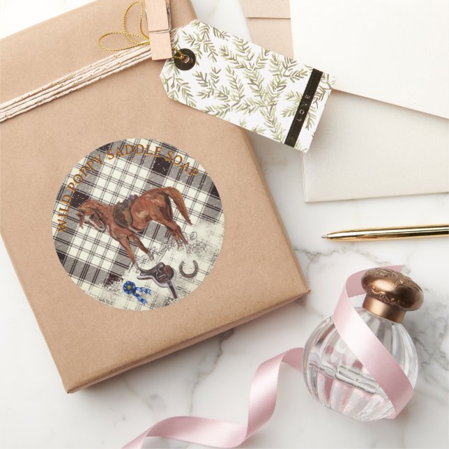 WILD POPPY SADDLE SOAP Sticker (Gifting)