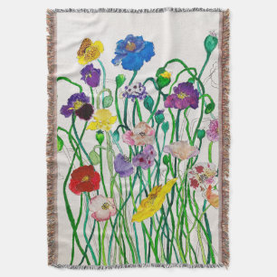 Wild Poppy Throw