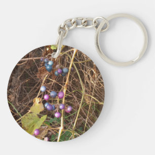 Wild Porcelain Berry Vine Acrylic Keychain