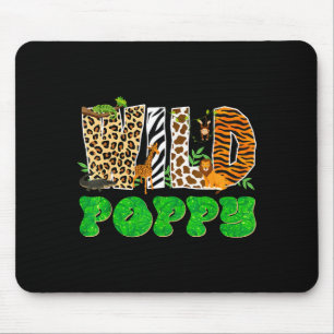 Wild Ppy Zoo Safari Animal Birthday Matching Famil Mouse Mat