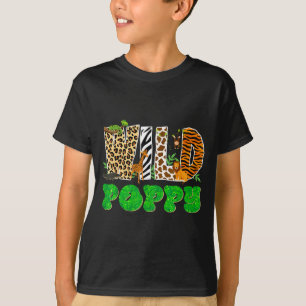 Wild Ppy Zoo Safari Animal Birthday Matching Famil T-Shirt