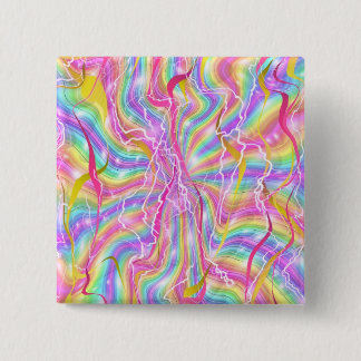 Wild Psychedelic 15 Cm Square Badge