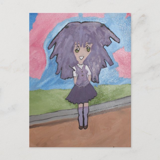 "Wild Purple" Postcard (Front)