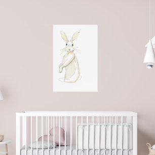 Wild Rabbit Sketch Poster
