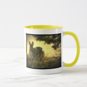 Wild Rabbits Ceramic Coffee Mug