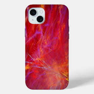 Wild Red - Abstract Art iPhone 15 Mini Case