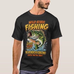 Wild River Bass Fishing Since 1990 T-Shirt