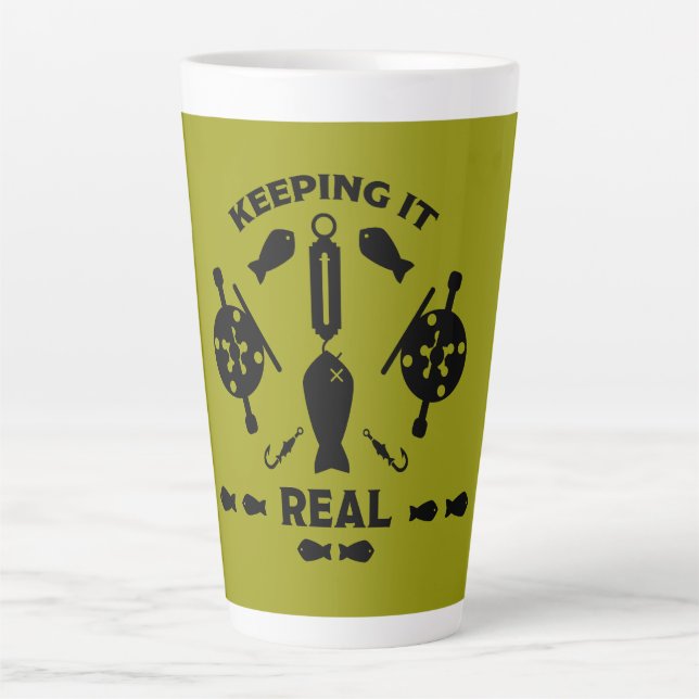 Wild River Fishing Latte Mug (Front)