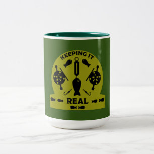 Wild River Fishing Two-Tone Coffee Mug