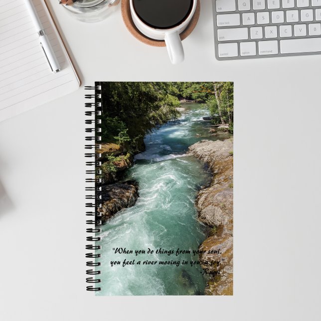Wild River Rumi Poetry Verse Notebook (In Situ)