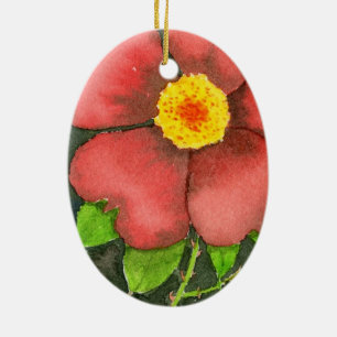"Wild Roae" Floral Ornament