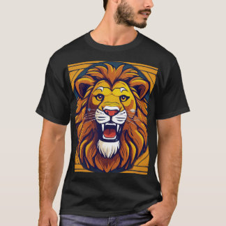 "Wild Roar: Bold Tiger Print T-Shirt" T-Shirt
