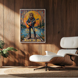 Wild Roar: Guitar by the Water Poster