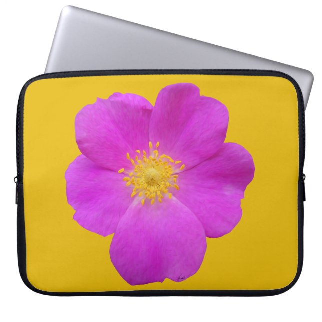 Wild Rose 2 Laptop Sleeve (Front)