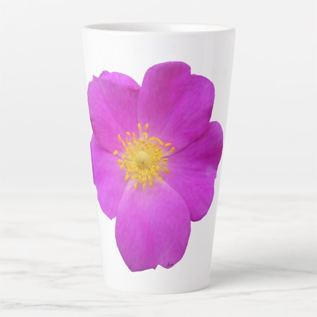 Wild Rose 2 Latte Mug (Front)