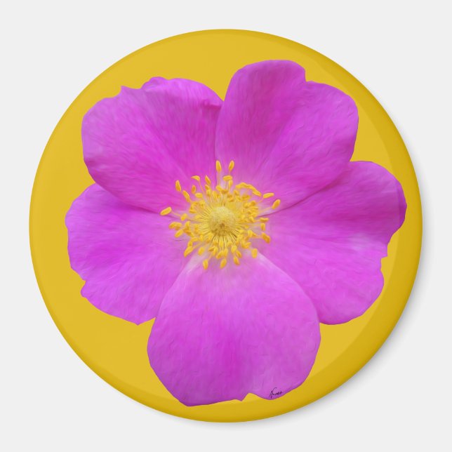 Wild Rose 2 Magnet (Front)
