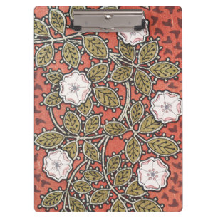 Wild Rose Art Illustration Flower Vintage Clipboard