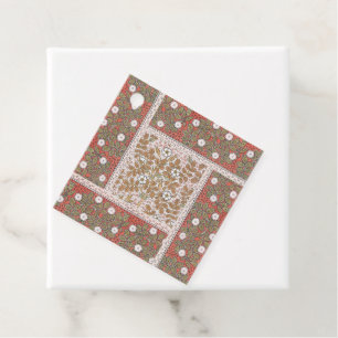 Wild Rose Art Illustration Flower Vintage Favour Tags