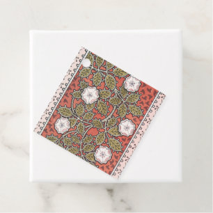 Wild Rose Art Illustration Flower Vintage Favour Tags