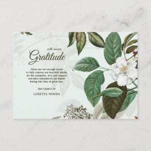 Wild Rose Bereavement Thank You Cards