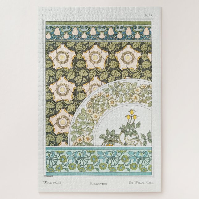 Wild Rose by Maurice Pillard Verneuil Jigsaw Puzzle (Vertical)