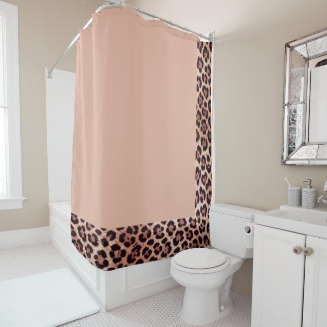 Wild Rose Edge Shower Curtain (In Situ)